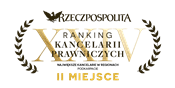 II miejsce w kategorii Największe kancelarie w regionie PODKARPACIE wg. XXIV Rankingu Kancelarii Prawnych Rzeczpospolitej